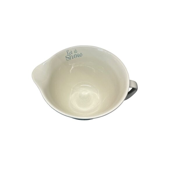 Christmas Mixing Bowl Handle Bake Shop by Masterclass Mixing Bowl Winter 3QT - Picture 8 of 10